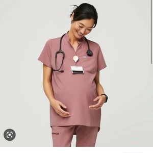 FIGS Mauve Maternity S Zamora joggers